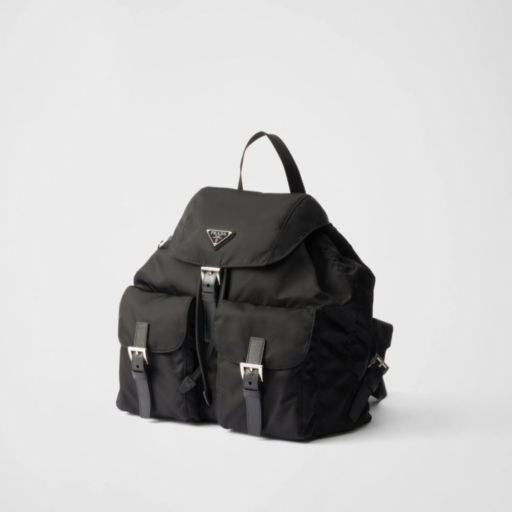 Re-Nylon medium backpack with pouch - Picture 1 of 2